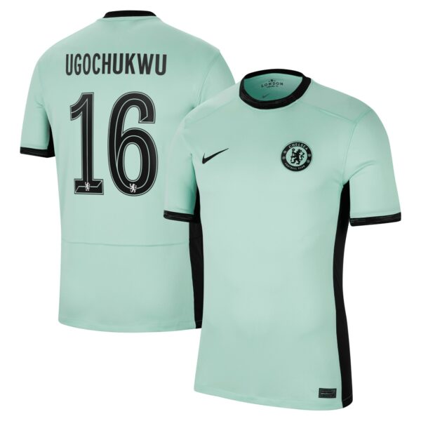 Chelsea Cup Third Stadium Shirt 2023-24 With Ugochukwu 16 Printing