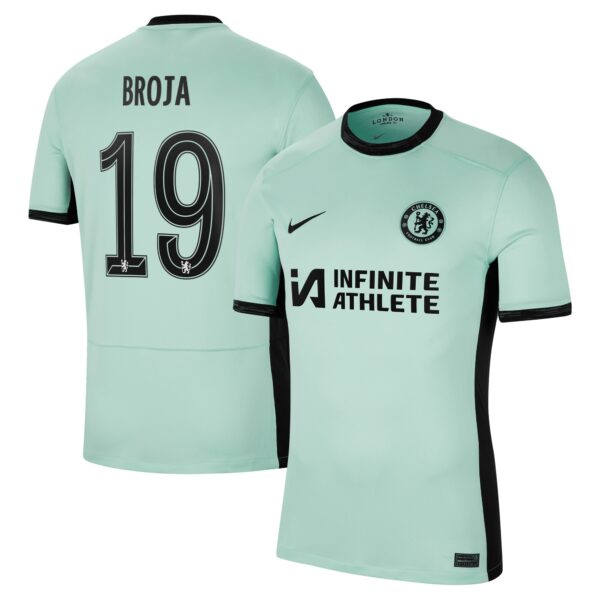 Chelsea Cup Third Stadium Sponsored Shirt 2023-24 With Broja 19 Printing