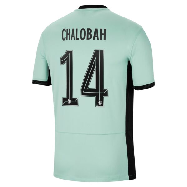 Chelsea Cup Third Stadium Sponsored Shirt 2023-24 With Chalobah 14 Printing
