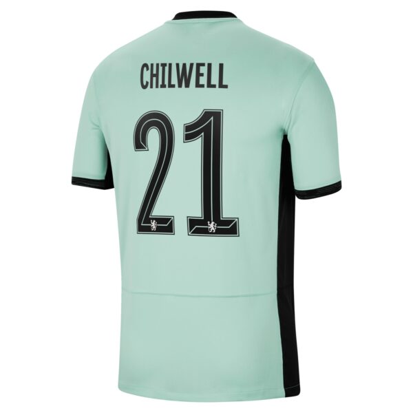 Chelsea Cup Third Stadium Sponsored Shirt 2023-24 With Chilwell 21 Printing