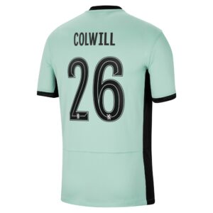 Chelsea Cup Third Stadium Sponsored Shirt 2023-24 With Colwill 26 Printing