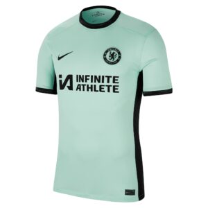Chelsea Cup Third Stadium Sponsored Shirt 2023-24 With Gusto 27 Printing