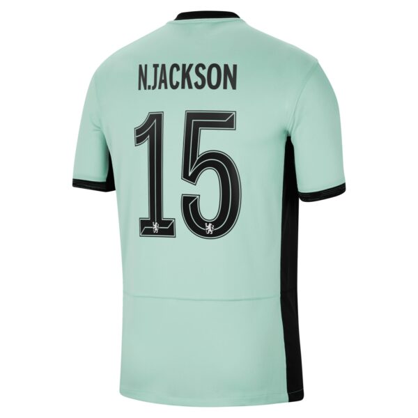 Chelsea Cup Third Stadium Sponsored Shirt 2023-24 With Jackson 15 Printing