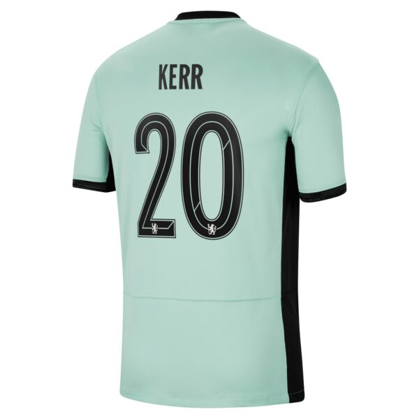 Chelsea Cup Third Stadium Sponsored Shirt 2023-24 With Kerr 20 Printing