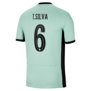Chelsea Cup Third Stadium Sponsored Shirt 2023-24 With Silva 6 Printing