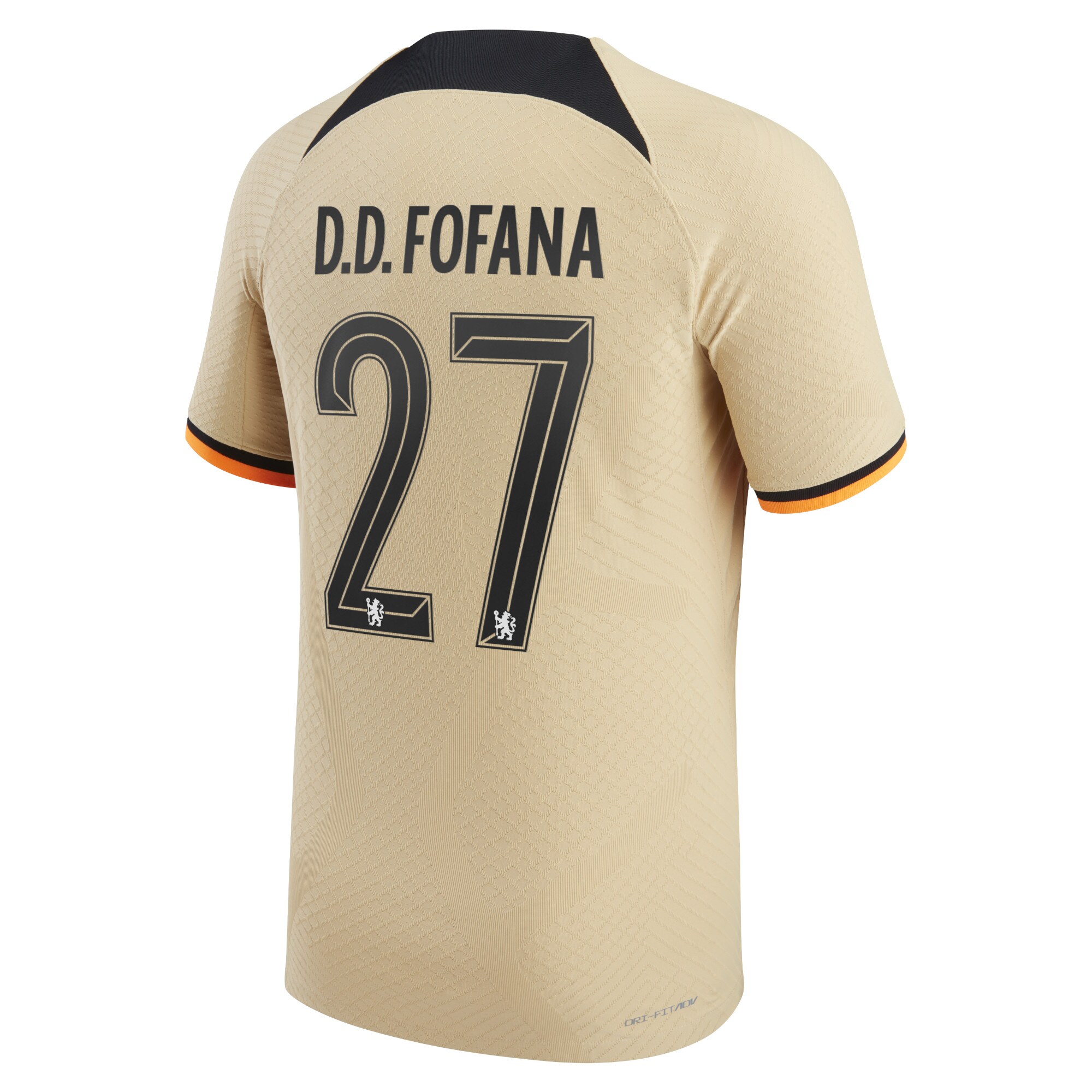 Chelsea Cup Third Vapor Match Shirt 2022-23 with D.D.Fofana 27 printing