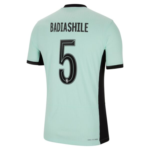 Chelsea Cup Third Vapor Match Shirt 2023-24 With Badiashile 5 Printing