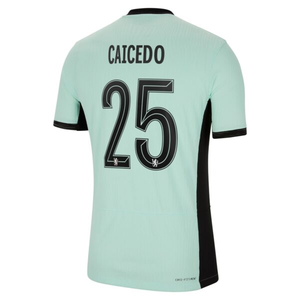 Chelsea Cup Third Vapor Match Shirt 2023-24 With Caicedo 25 Printing