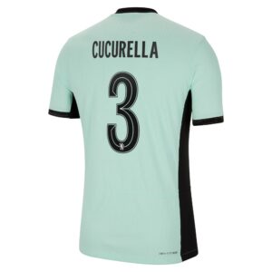 Chelsea Cup Third Vapor Match Shirt 2023-24 With Cucurella 3 Printing