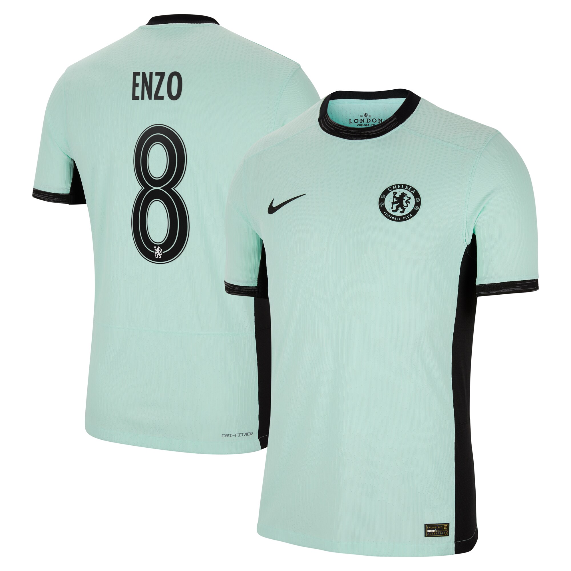 Chelsea Cup Third Vapor Match Shirt 2023-24 With Enzo 8 Printing