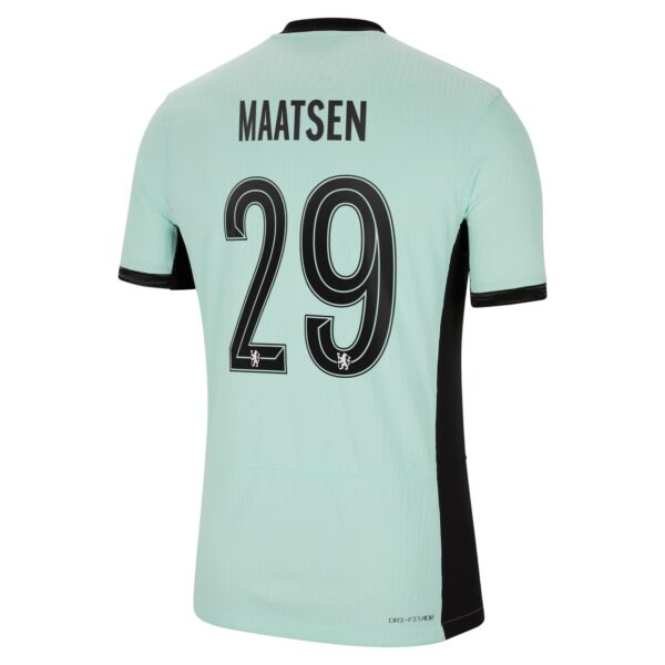 Chelsea Cup Third Vapor Match Shirt 2023-24 With Maatsen 29 Printing