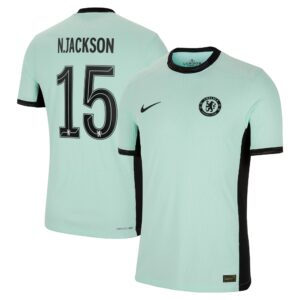 Chelsea Cup Third Vapor Match Shirt 2023-24 With N.Jackson 15 Printing