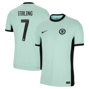 Chelsea Cup Third Vapor Match Shirt 2023-24 With Sterling 7 Printing