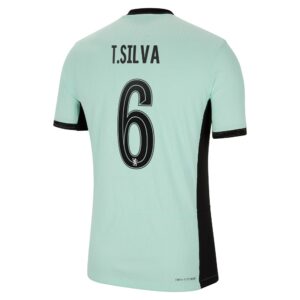 Chelsea Cup Third Vapor Match Shirt 2023-24 With T. Silva 6 Printing