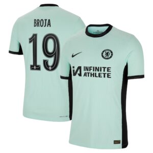 Chelsea Cup Third Vapor Match Sponsored Shirt 2023-24 With Broja 19 Printing