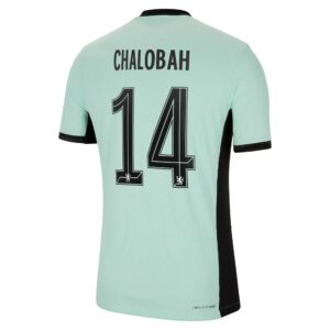 Chelsea Cup Third Vapor Match Sponsored Shirt 2023-24 With Chalobah 14 Printing
