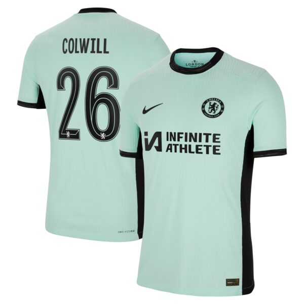 Chelsea Cup Third Vapor Match Sponsored Shirt 2023-24 With Colwill 26 Printing