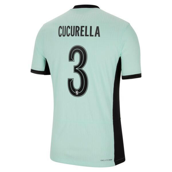 Chelsea Cup Third Vapor Match Sponsored Shirt 2023-24 With Cucurella 3 Printing