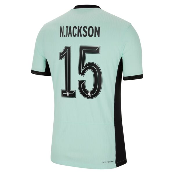 Chelsea Cup Third Vapor Match Sponsored Shirt 2023-24 With Jackson 15 Printing