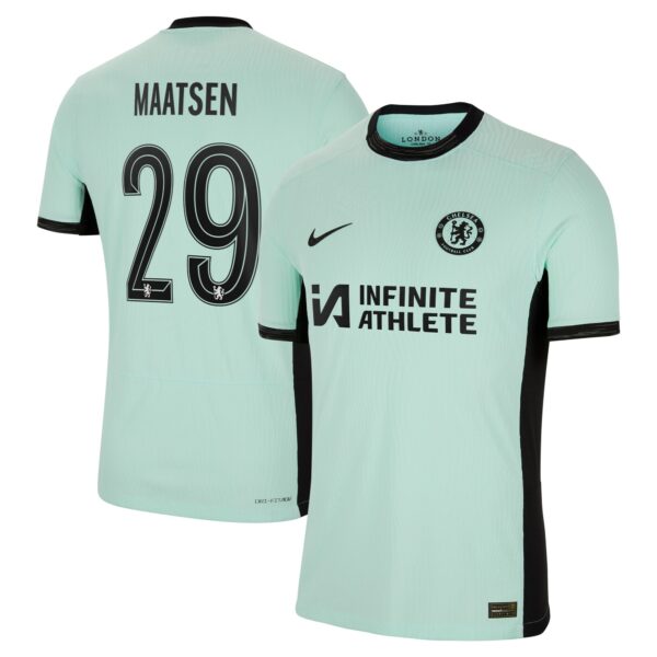 Chelsea Cup Third Vapor Match Sponsored Shirt 2023-24 With Maatsen 29 Printing