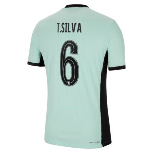 Chelsea Cup Third Vapor Match Sponsored Shirt 2023-24 With Silva 6 Printing