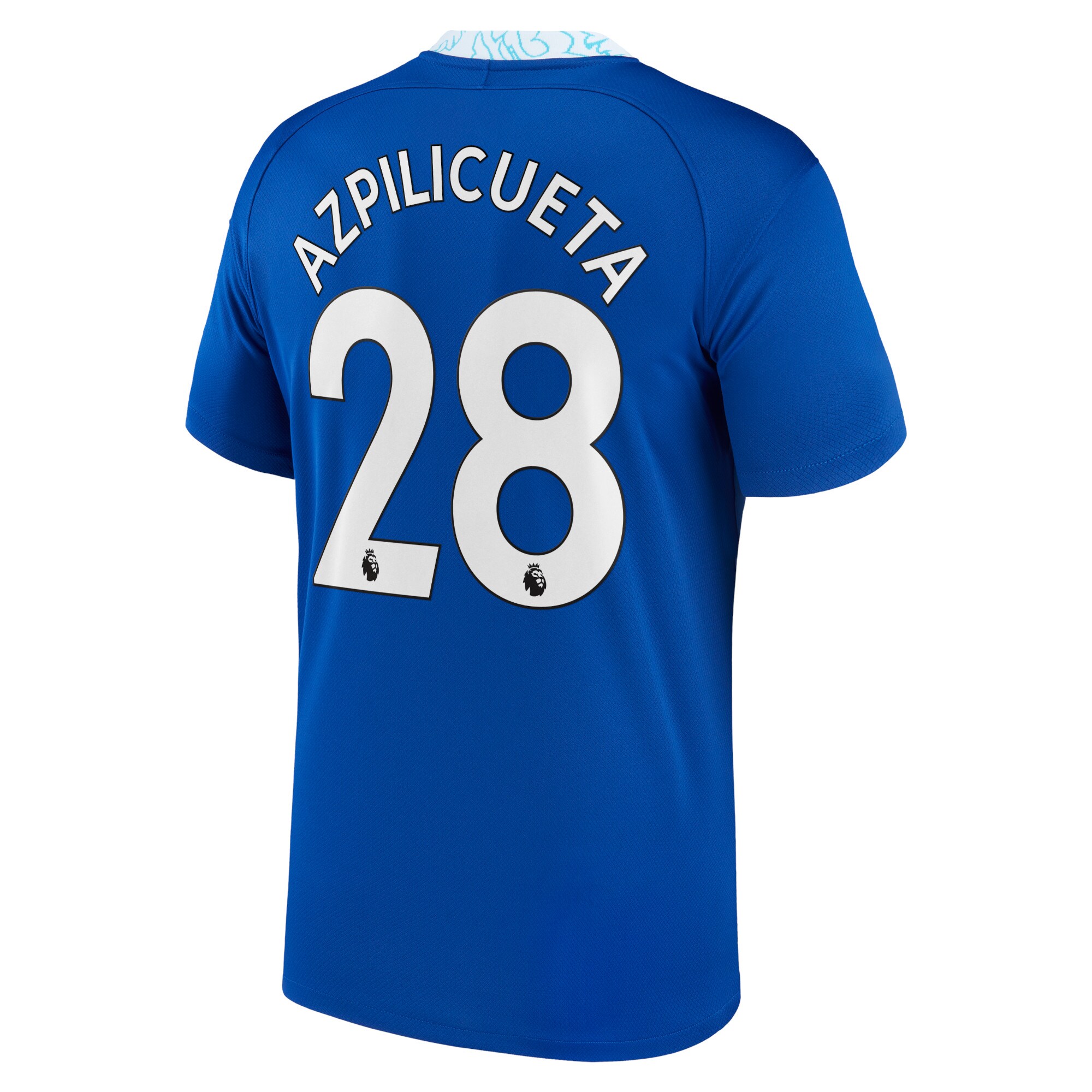 Chelsea Home Stadium Shirt 2022-2023 with Azpilicueta 28 printing