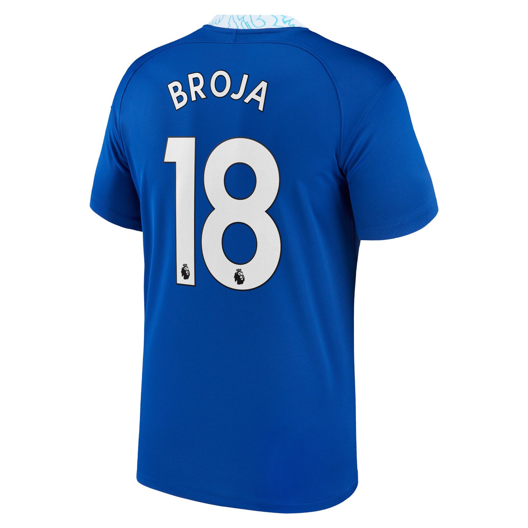 Chelsea Home Stadium Shirt 2022-23 with Broja 18 printing