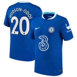 Chelsea Home Stadium Shirt 2022-23 with Hudson-Odoi 20 printing