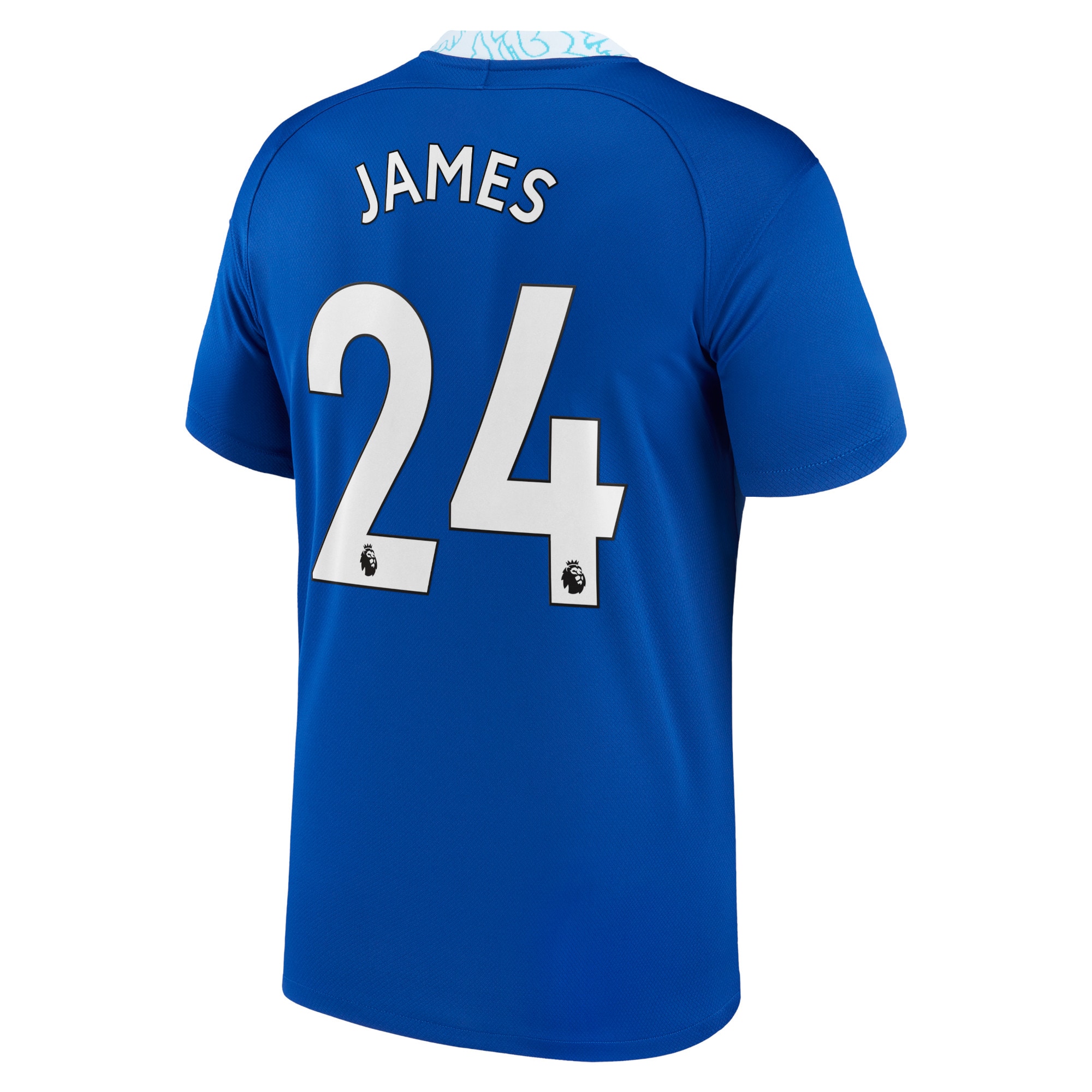 Chelsea Home Stadium Shirt 2022-2023 with James 24 printing