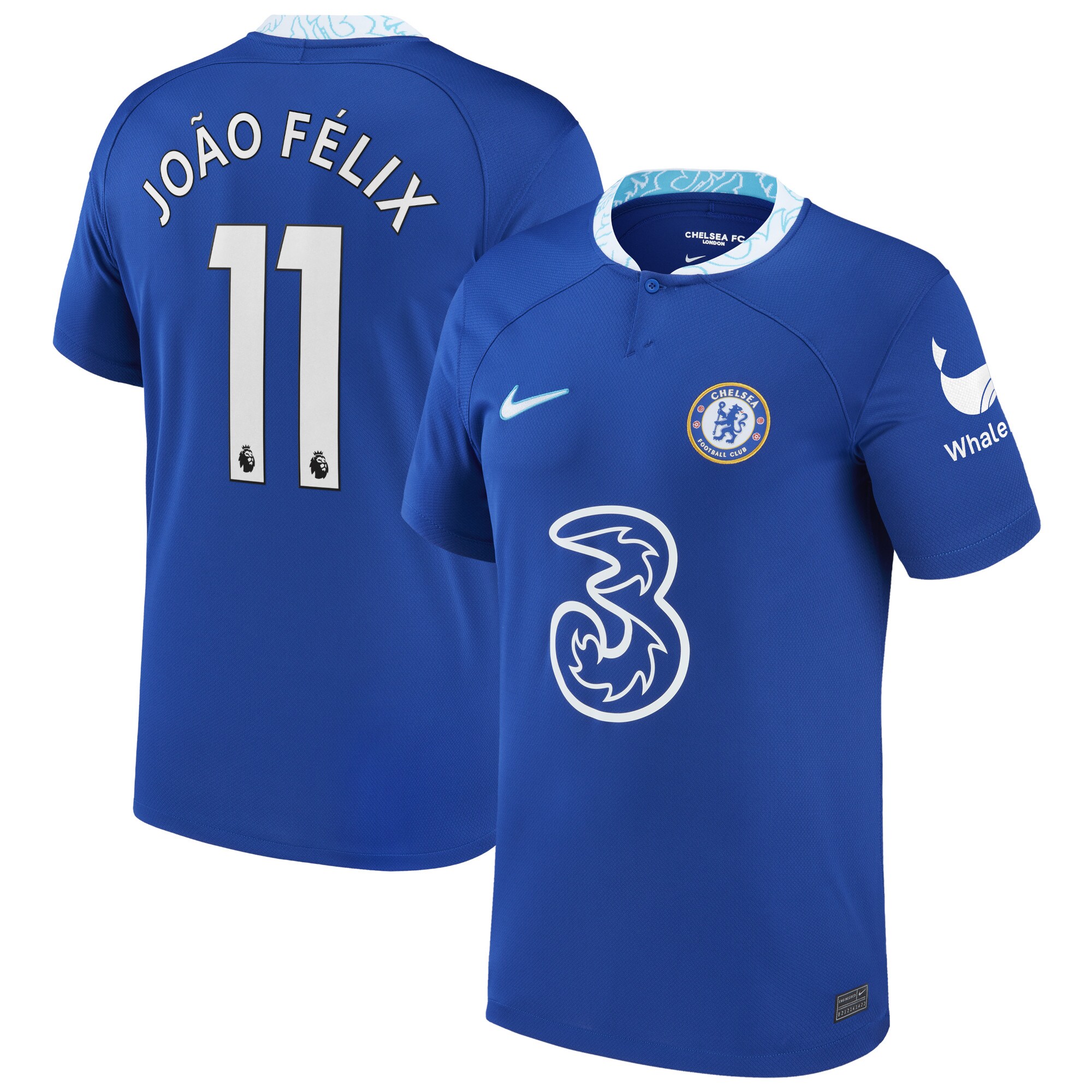 Chelsea Home Stadium Shirt 2022-23 with João Félix 11 printing