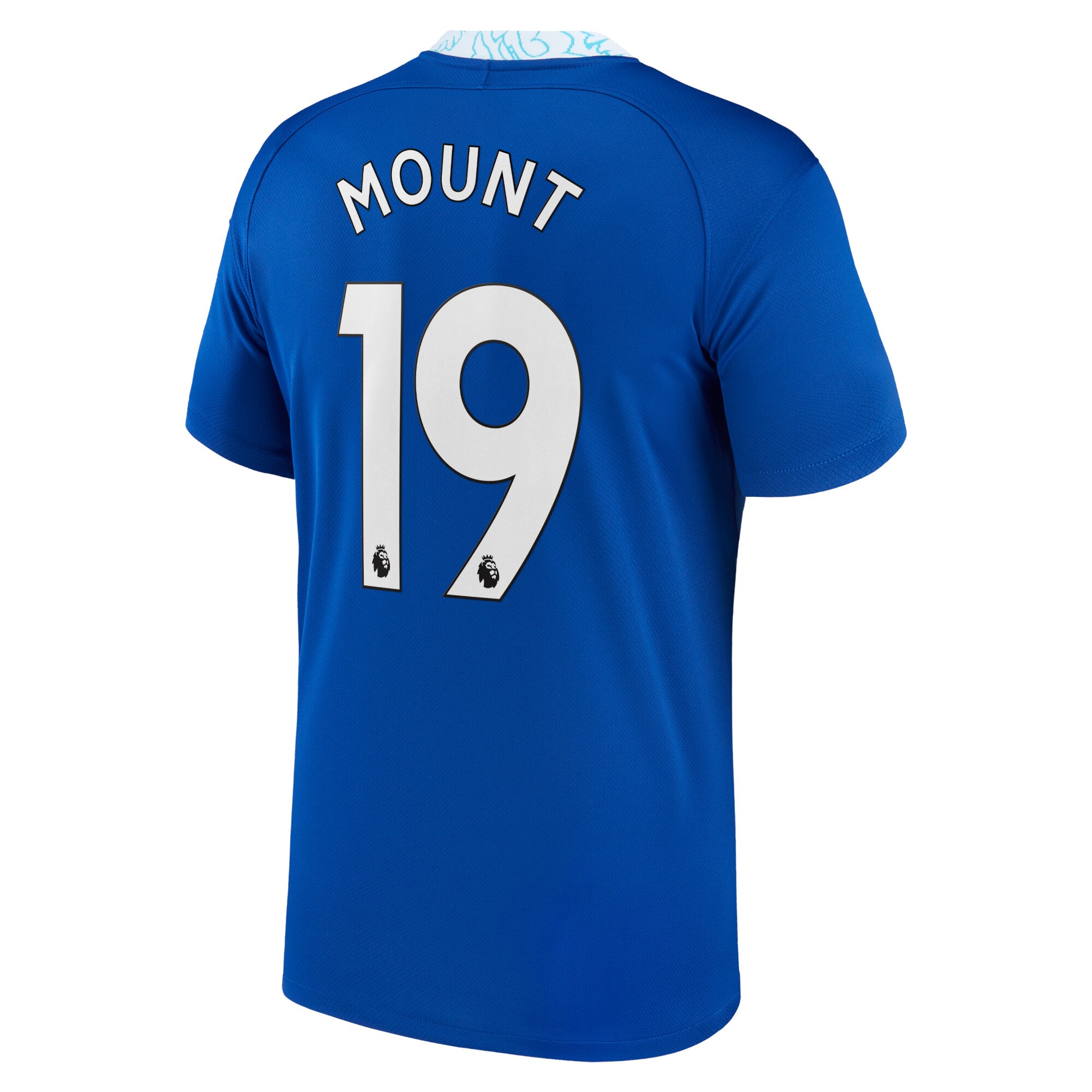 Chelsea Home Stadium Shirt 2022-2023 with Mount 19 printing