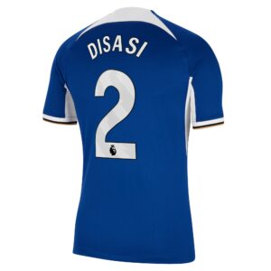 Chelsea Home Stadium Sponsored Shirt 2023-24 With Disasi 2 Printing