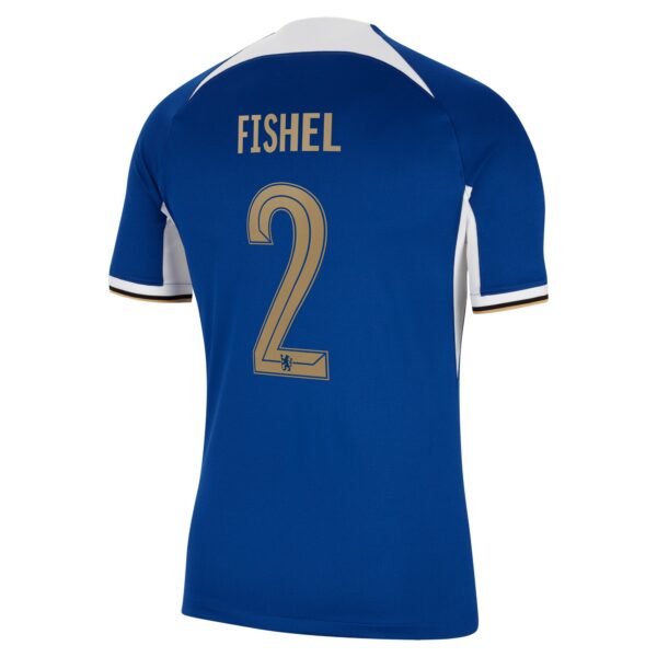 Chelsea Home Stadium Sponsored Shirt 2023-24 With Fishel 2 Printing