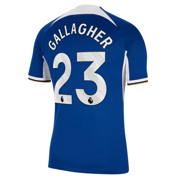 Chelsea Home Stadium Sponsored Shirt 2023-24 With Gallagher 23 Printing