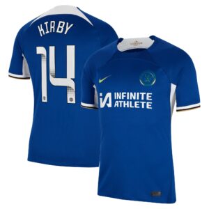 Chelsea Home Stadium Sponsored Shirt 2023-24 With Kirby 14 Wsl Printing