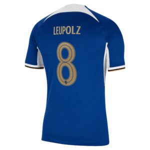 Chelsea Home Stadium Sponsored Shirt 2023-24 With Leupolz 8 Printing