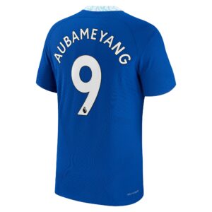Chelsea Home Vapor Match Shirt 2022-23 with Aubameyang 9 printing
