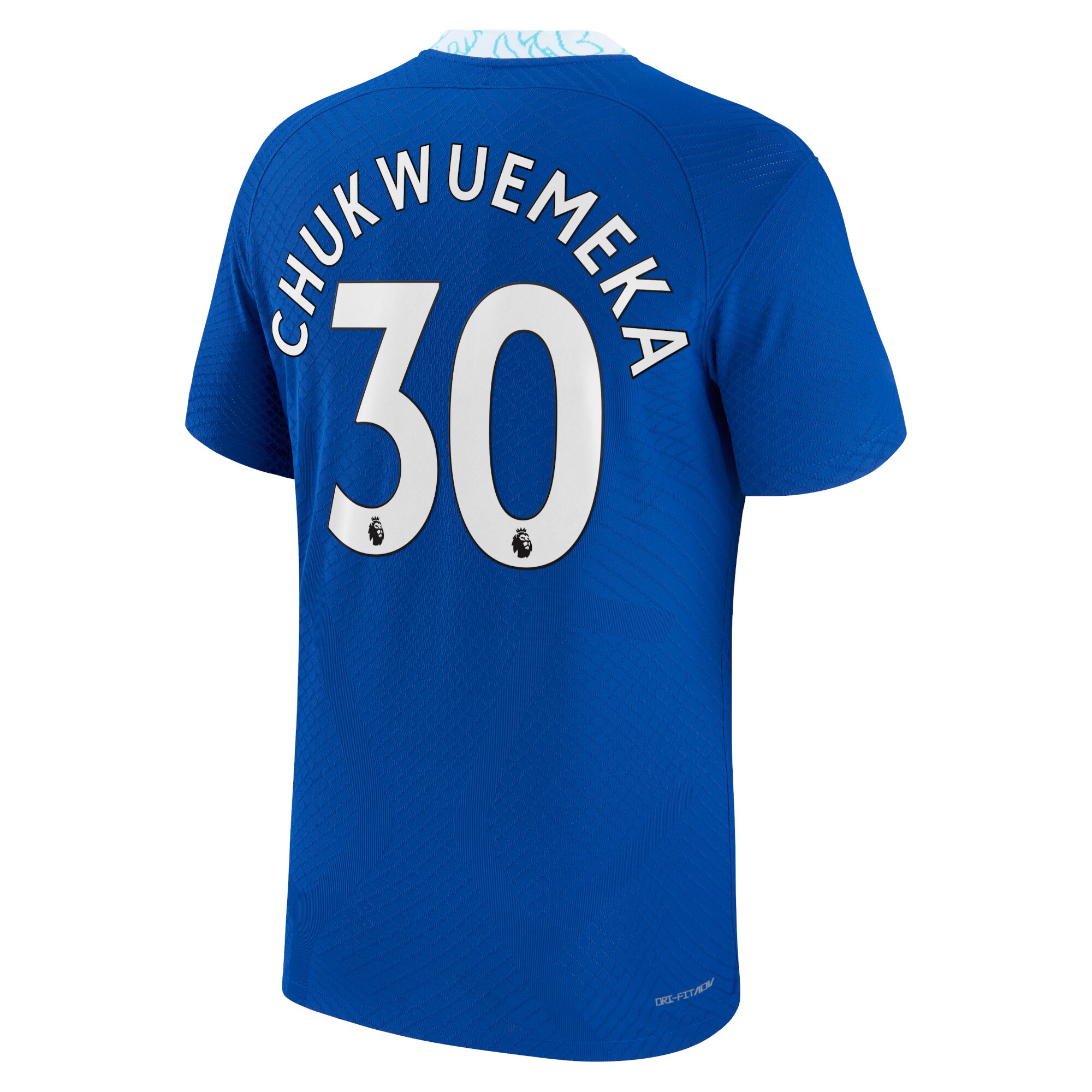 Chelsea Home Vapor Match Shirt 2022-23 with Chukwuemeka 30 printing