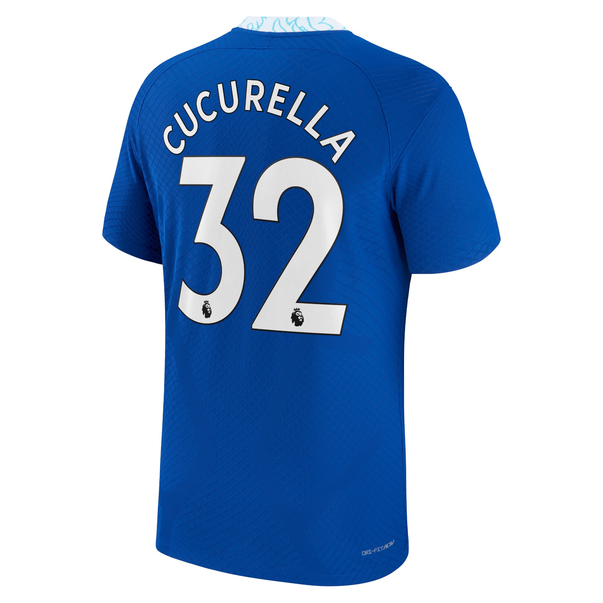 Chelsea Home Vapor Match Shirt 2022-23 with Cucurella 32 printing