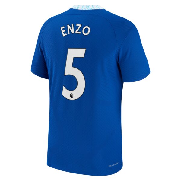Chelsea Home Vapor Match Shirt 2022-23 with Enzo 5 printing