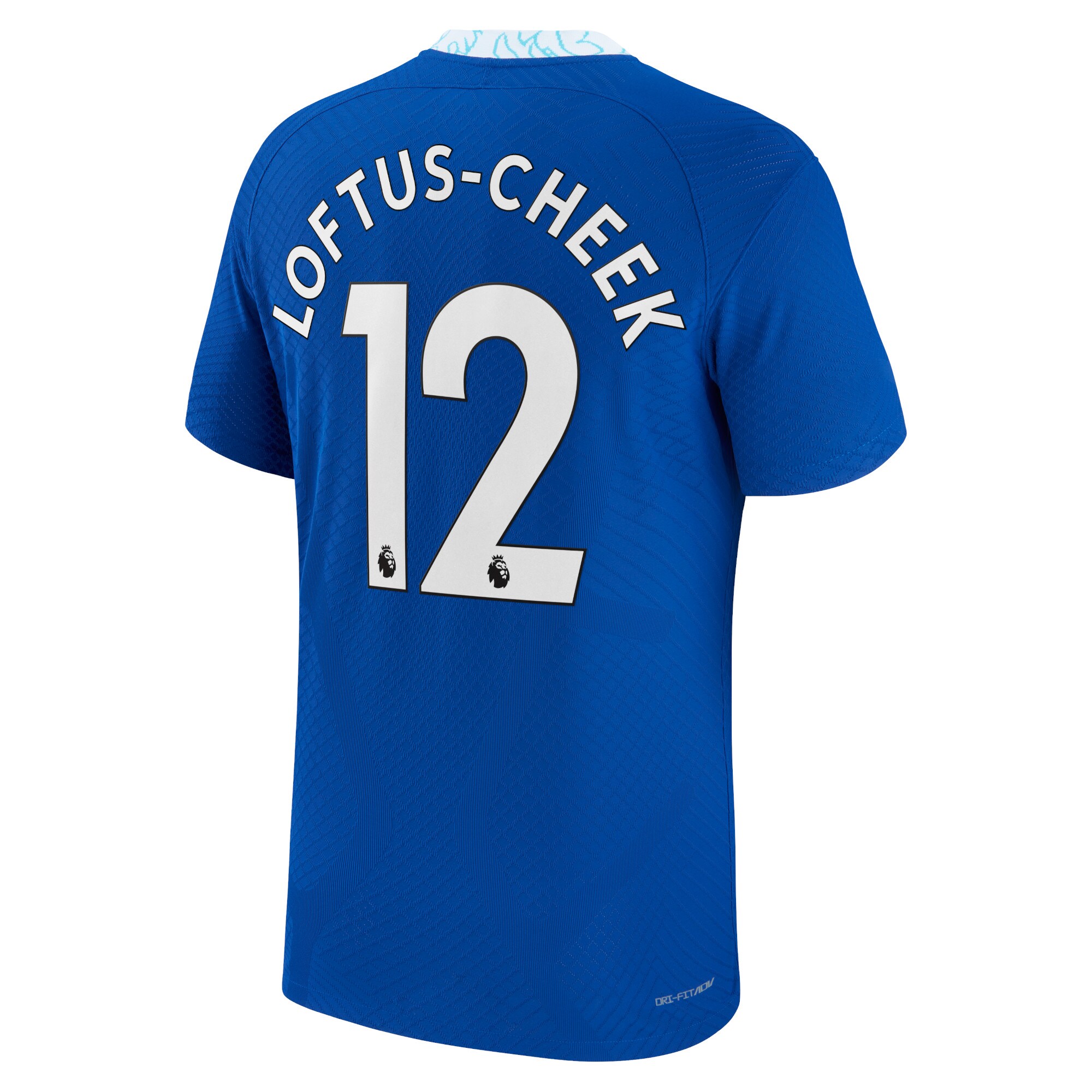 Chelsea Home Vapor Match Shirt 2022-23 with Loftus-Cheek 12 printing
