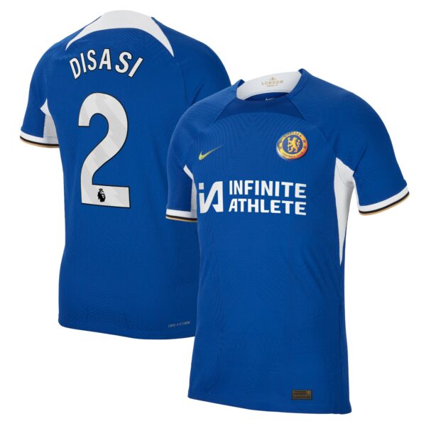 Chelsea Home Vapor Match Sponsored Shirt 2023-24 With Disasi 2 Printing