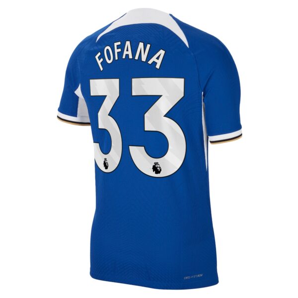 Chelsea Home Vapor Match Sponsored Shirt 2023-24 With Fofana 33 Printing