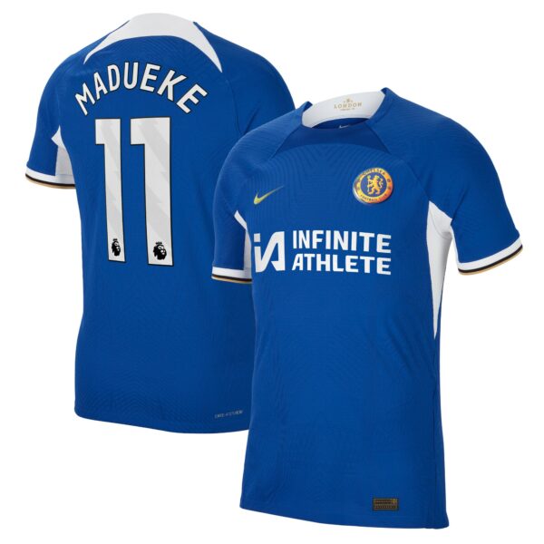 Chelsea Home Vapor Match Sponsored Shirt 2023-24 With Madueke 11 Printing