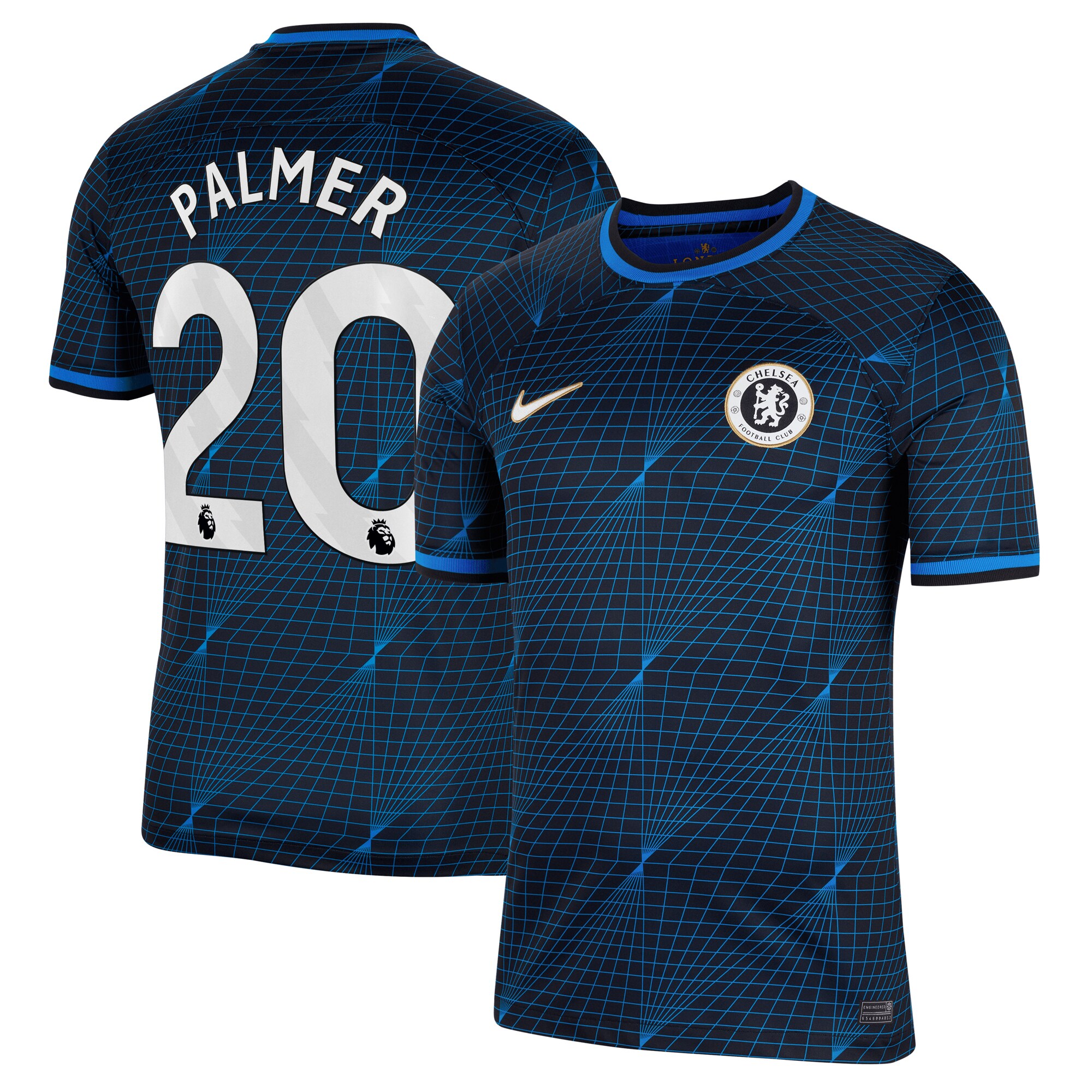 Chelsea Away Stadium Shirt 2023-24 With Palmer 20 Printing