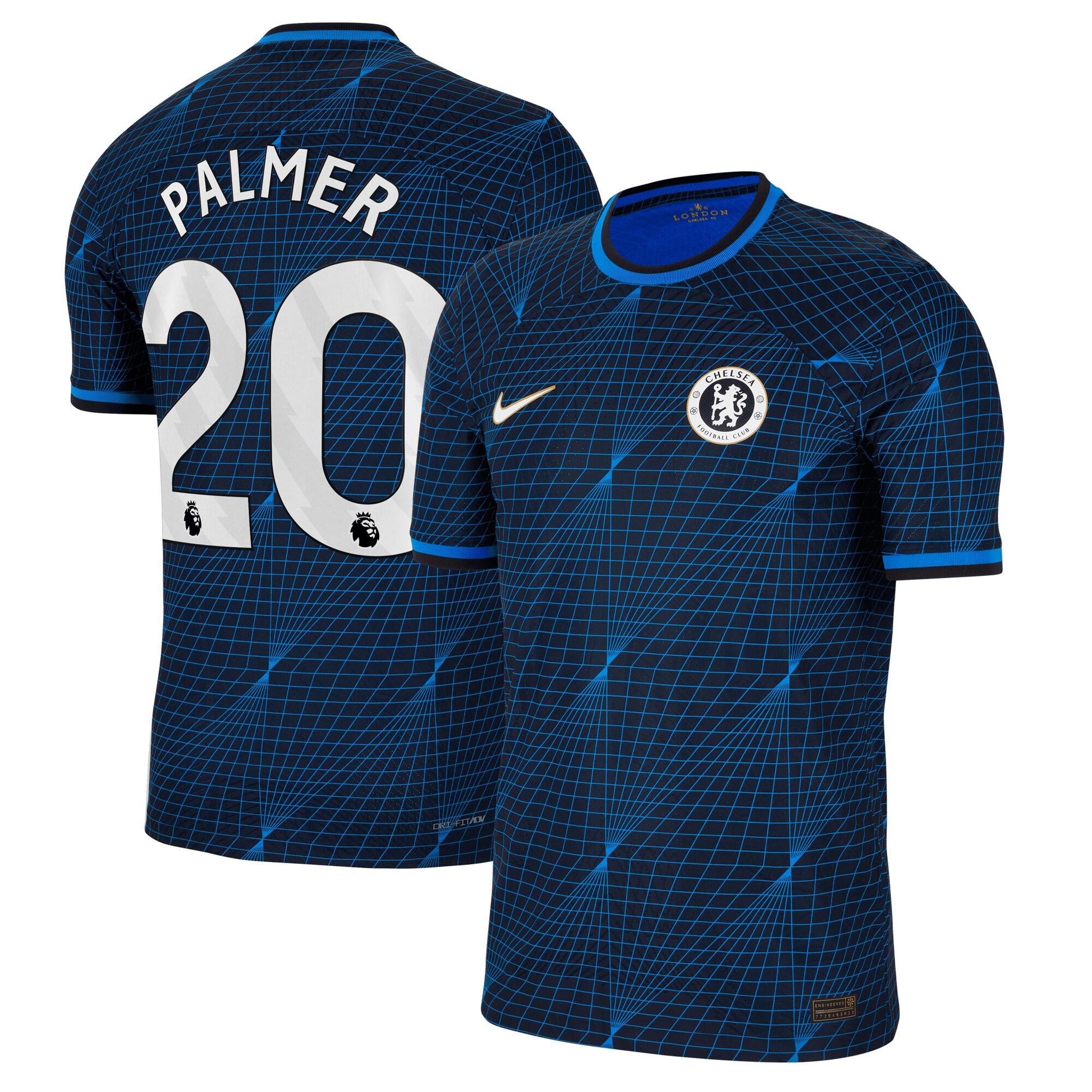 Chelsea Away Vapor Match Shirt 2023-24 With Palmer 20 Printing