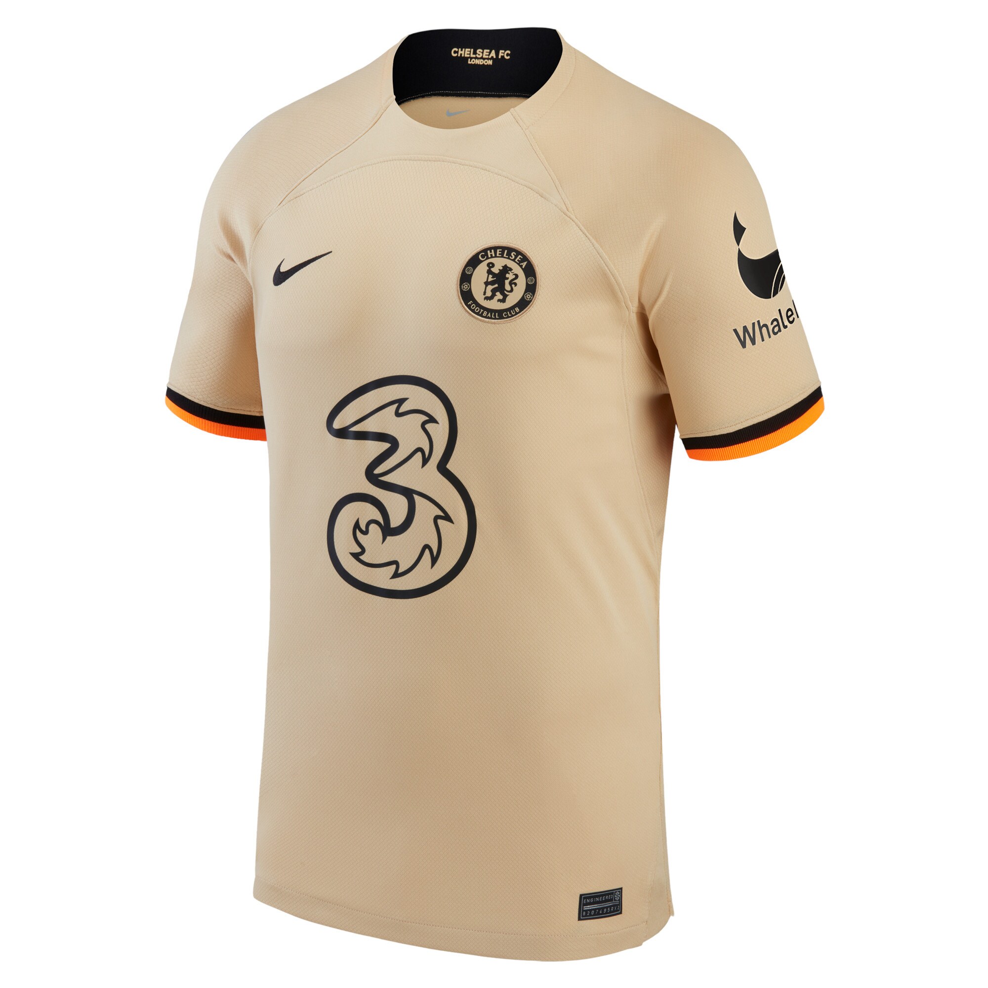 Chelsea Third Stadium Shirt 2022-23 with B.Badiashile 4 printing