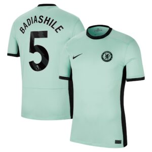 Chelsea Third Stadium Shirt 2023-24 With Badiashile 5 Printing