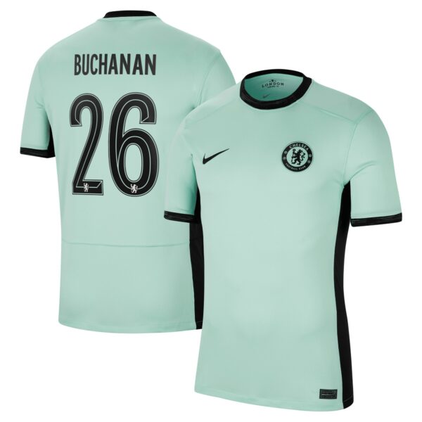 Chelsea Third Stadium Shirt 2023-24 With Buchanan 26 Printing