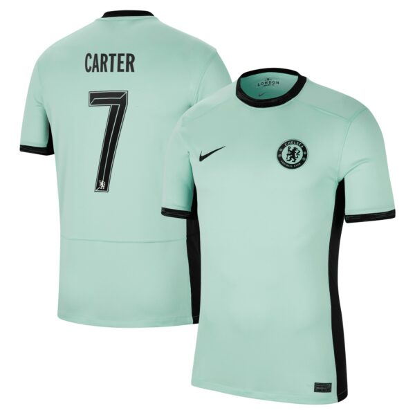 Chelsea Third Stadium Shirt 2023-24 With Carter 7 Printing